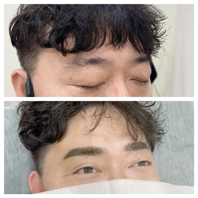 남자눈썹