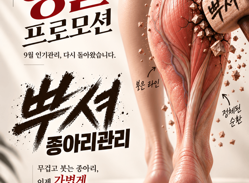 ★10월★앵콜 뿌셔종아리
